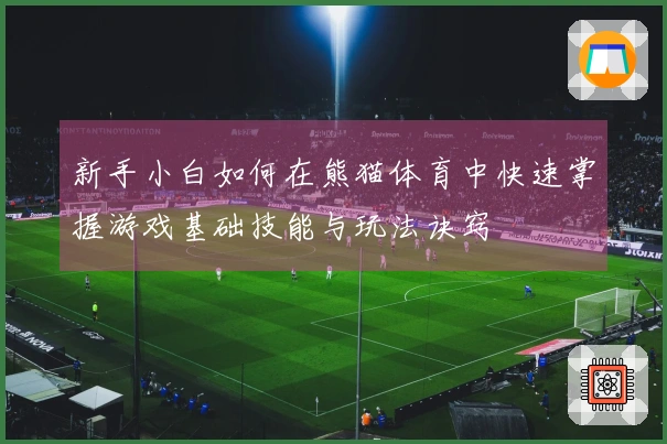 新手小白如何在熊猫体育中快速掌握游戏基础技能与玩法诀窍